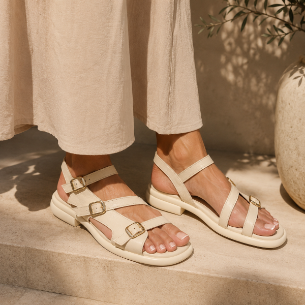 Chic original beige sandals