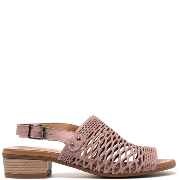 Block heel open toe mules