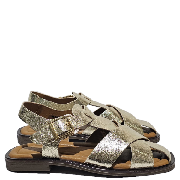 Fashion casual fisherman sandals in sheepskin