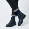 Navy Blue dress ankle boots