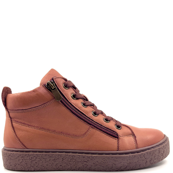 Comfortable Mid Top Sneakers with Recyclable Rubber Outsole