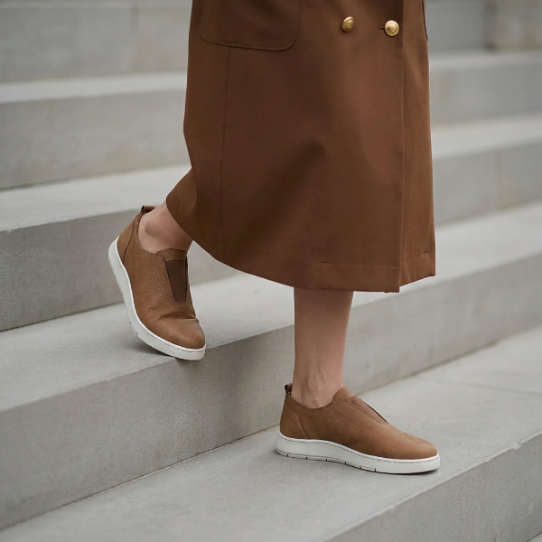 Minimalist slip-on sneakers